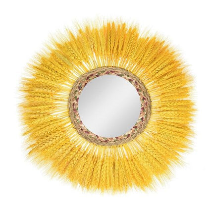 Miroir Osier Blé Jaune