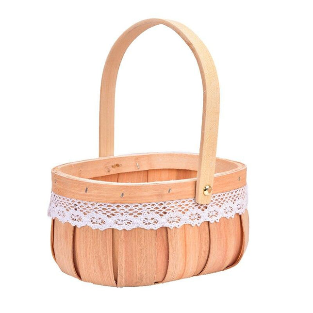Panier Osier Mariage Cache-Pot En