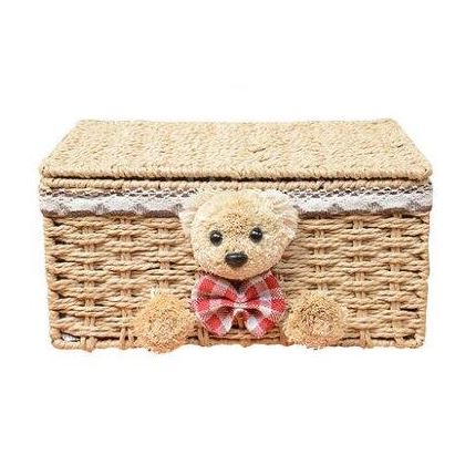 Panier Rangement Osier Bébé Beige Panier Rangement Osier