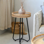 Table Basse Osier Ronde Petite