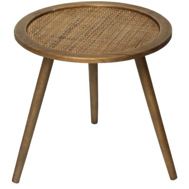 Table Basse Osier Vintage