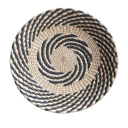 Assiette Murale Osier Fleur