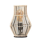 Lampe De Chevet En Osier Luminaire