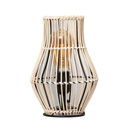 Lampe De Chevet En Osier Luminaire