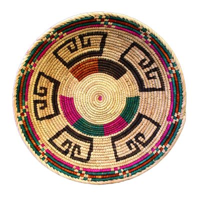 Assiette Murale Osier Violet