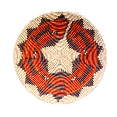 Assiette Murale Osier Rouge
