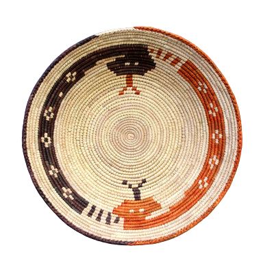 Assiette Murale Osier Fait Main