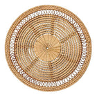 Assiette Murale Osier Jaune Petite