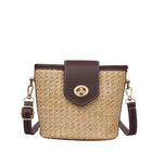 Sac Osier Artisanal Marron En