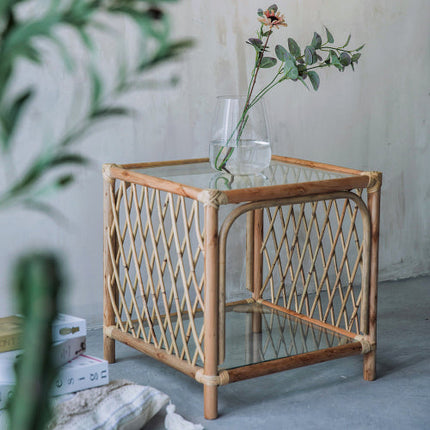 Petite Table Basse En Osier