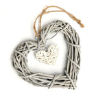 Coeur En Osier À Suspendre Décorations Mariage