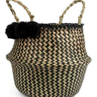 Panier Osier Rond Noir / Petit Rond Osier