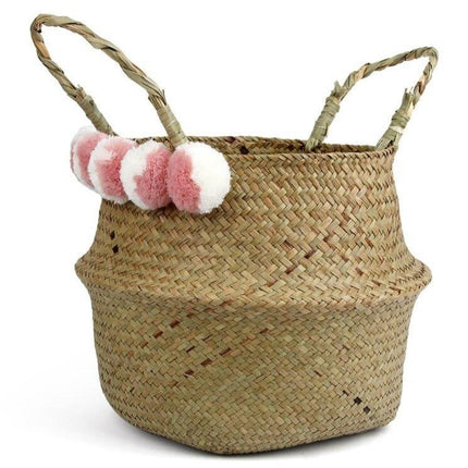 Panier Osier Rond Jonc De Mer Petit Rond Osier