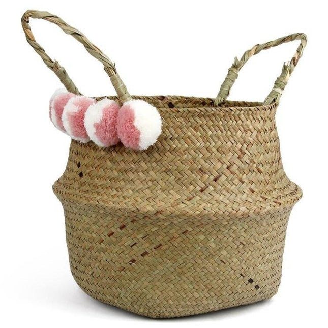 Panier Osier Rond Jonc De Mer Petit Rond Osier
