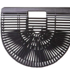 Sac Bambou Noir Femme