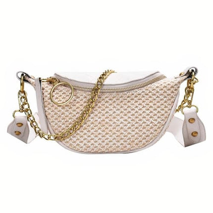 Sac Banane Femme Paille À Main