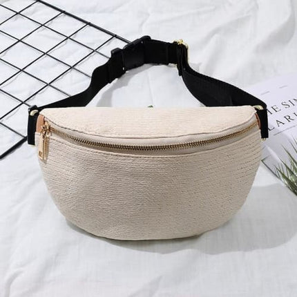 Sac Banane Osier Beige Sac En Osier