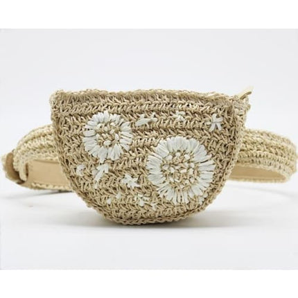 Sac Banane Paille Beige Sac En Paille