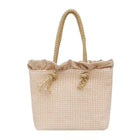 Sac Bandoulière Femme Paille Beige / ( 30 Cm < Max Longueur 50 )
