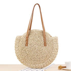 Sac Bandoulière En Paille Beige Sac Paille