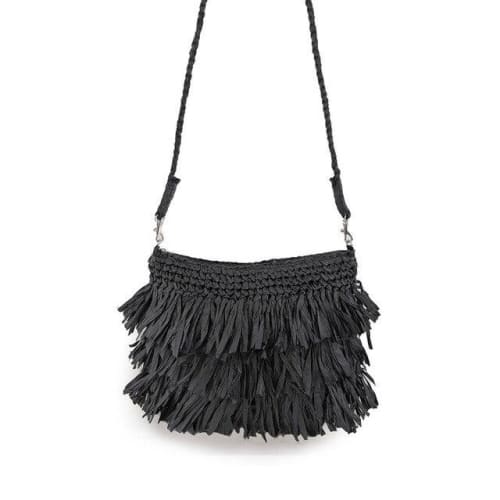 Sac Boheme Paille À Pampilles Sac En Paille
