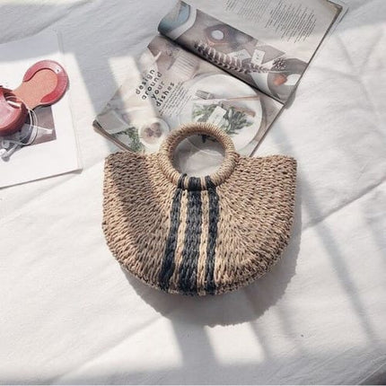 Sac Cabas Paille Mode Sable Sac En Paille