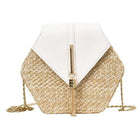 Sac Bambou Hexagone Blanc