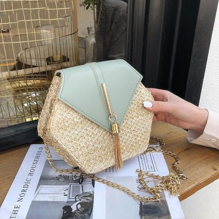 Sac A Main Bandouliere Paille Sac En Paille