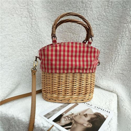 Sac A Main Femme Osier Sac En Osier