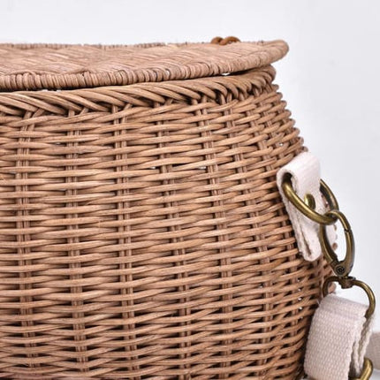 Sac À Main Osier Panier Brut En Osier