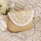 Sac À Main Osier Tressé Blanc Sac En