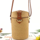 Sac A Main En Paille Bandoulière Brown Sac Paille