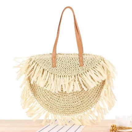 Sac À Main En Paille Beige Sac Paille
