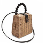Sac À Main Paille Boho Marron Sac En Paille