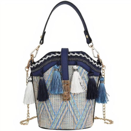 Sac À Main Paille Hippie Chic En Paille