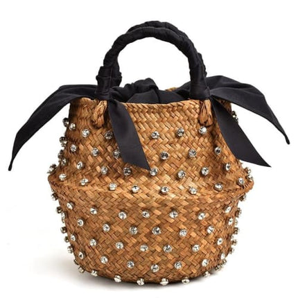 Sac À Main Paille Tressée Sac En Paille