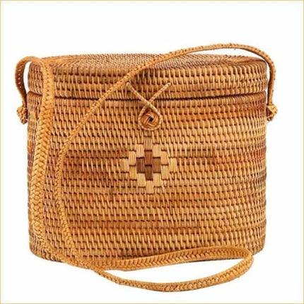 Sac A Main Plage En Rotin Et Osier Tissé Sac Rotin