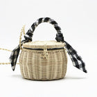 Sac A Main En Rotin Automne Noir Sac Osier
