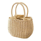 Sac A Main Tressé Paille En Paille