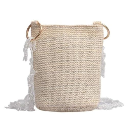 Sac Osier Boheme Blanc Sac En Osier