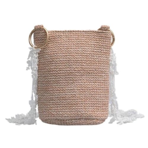 Sac Osier Boheme Kaki Sac En Osier