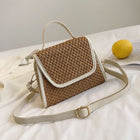 Sac En Osier Boohoo Chic Khaki Sac Osier