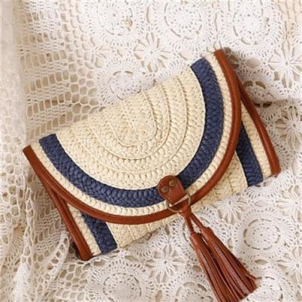 Sac En Osier Pas Cher Bleu Sac