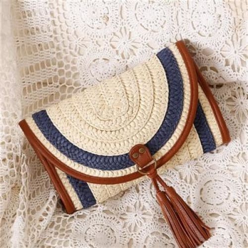 Sac En Osier Pas Cher Bleu Sac
