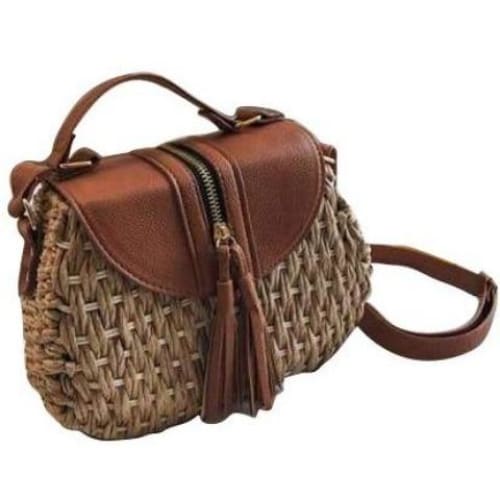 Sac Osier Cuir Sac En Osier