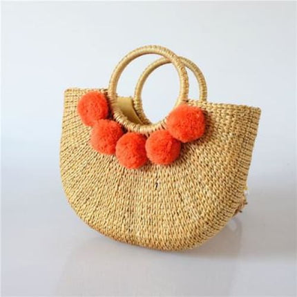 Sac Osier Doré Orange Sac En Osier