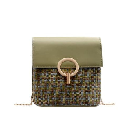 Sac En Osier Avec Fermeture Vert Sac En Osier