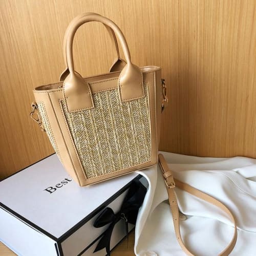 Sac Osier Jaune Kaki Sac En Osier