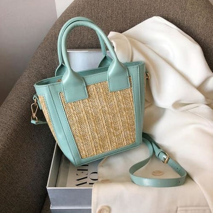 Sac Osier Jaune Vert Sac En Osier