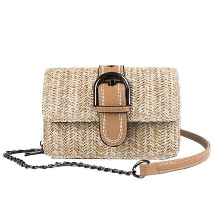 Sac Osier Fait Main Khaki Sac En Osier